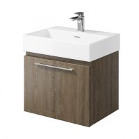 Товар: Тумба под раковину Creto Milano 60 5-1376TR подвесная Truffle - фото 2 Тумба под раковину Creto Milano 60 5-1376TR подвесная Truffle — фото 2, Мебель для ванной