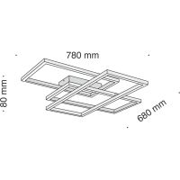 Товар: Потолочный светильник Maytoni Modern Rida MOD015CL-L80W Белый - фото 6 Потолочный светильник Maytoni Modern Rida MOD015CL-L80W Белый — фото 6, Светильники