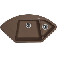 Кухонная мойка Florentina Веста-1005 20.285.E1005.303 Мокко — фото 1, Кухонные мойки