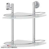 Угловая полка FBS Luxia 072 Хром — фото 1, Полки для ванной и душа