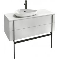 Тумба под раковину Jacob Delafon Nouvelle Vague 100 EB3040-N18 подвесная Белый глянец — фото 1, Мебель для ванной