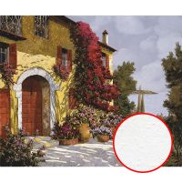 Фреска Ortograf Городской пейзаж живопись 11405 Фактура бархат FX Флизелин (3,25*2,7) Разноцветный, Город/Цветы/Живопись — фото 1, Фрески