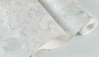 Обои Артекс New Look 3 10399-03 Винил на флизелине (1,06*10,05) Бирюзовый/Белый, Цветы — фото 4, Обои для стен