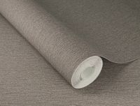 Обои RASCH Ascona 979312 Винил на флизелине (1,06*10) Коричневый, Однотонный — фото 2, Обои для стен