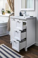 Товар: Тумба под раковину Aquanet Амели 70 261988 Белая матовая - фото 10 Тумба под раковину Aquanet Амели 70 261988 Белая матовая — фото 10, Мебель для ванной