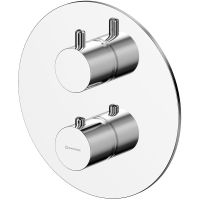 Смеситель для душа Whitecross Y chrome Y1236CR с термостатом Хром — фото 1, Смесители