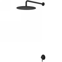 Душевая система Whitecross Y black YSET01BL Черная матовая — фото 1, Душевое оборудование. Душевая программа