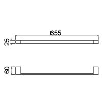 Полотенцедержатель Timo Selene 17053/17 Золото матовое — фото 5, Полотенцедержатели