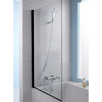 Товар: Шторка на ванну Jacob Delafon Struktura 80х140 E6D042-BL профиль Черный стекло прозрачное - фото 1 Шторка на ванну Jacob Delafon Struktura 80х140 E6D042-BL профиль Черный стекло прозрачное — фото 1, Неподвижные шторки для ванной