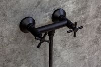 Товар: Смеситель для душа Orange Mia M34-320B Черный - фото 6 Смеситель для душа Orange Mia M34-320B Черный — фото 6, Смесители