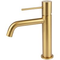 Смеситель для раковины Kaiser Vita 43211-3 Шлифованное золото — фото 1, Смесители