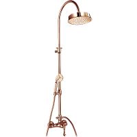 Душевая система Cezares Margot MARGOT-CD-02-M Бронза — фото 1, Душевые стойки