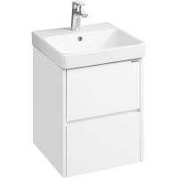 Тумба под раковину Aquaton Сканди 45 1A251601SD010 подвесная Белая — фото 1, Тумбы под раковину