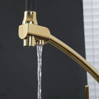 Смеситель для кухни Gappo G4398-13 Золото Черный — фото 5, Смесители для кухни