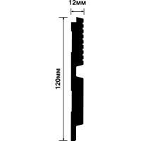 Декоративная панель HIWOOD LV123L NP 2700x120x12 мм — фото 8, Панели
