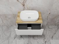 Тумба под раковину Style Line Бали 70 ЛС-00002338 подвесная Белый софт — фото 7, Мебель для ванной