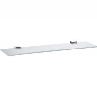 Стеклянная полка Rav Slezak Nill NLA0900/60 Хром — фото 1, Полки для ванной и душа