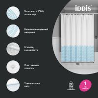 Товар: Штора для ванны Iddis Base 180х200 BW05P18i11 Белая Голубая - фото 3 Штора для ванны Iddis Base 180х200 BW05P18i11 Белая Голубая — фото 3, Аксессуары для туалета