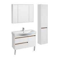 Товар: Тумба под раковину Aquaton Нортон 100 1A249001NT010 подвесная Белая глянцевая - фото 7 Тумба под раковину Aquaton Нортон 100 1A249001NT010 подвесная Белая глянцевая — фото 7, Мебель для ванной