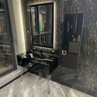 Товар: Тумба под раковину Boheme Armadi Art Lucido 100 770-100-B подвесная Черный глянец - фото 8 Тумба под раковину Boheme Armadi Art Lucido 100 770-100-B подвесная Черный глянец — фото 8, Мебель для ванной