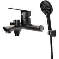 Смеситель для ванны Orange Aristo M19-300B Черный — фото 2, Смесители