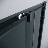 Душевой уголок Grossman Cosmo 100х100 300.K33.02.1010.21.10 профиль Черный матовый стекло тонированное — фото 9, Душевые уголки