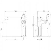Смеситель для кухни Migliore Ermitage 25008 Золото — фото 3, Смесители для кухни