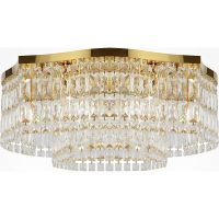 Люстра Maytoni Modern Dune DIA005CL-10G Прозрачная Золото — фото 1, Люстры