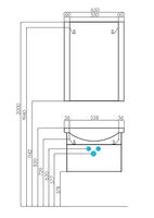 Тумба под раковину Aquaton Ария 65 1A134001AA430 подвесная Темно-коричневая — фото 6, Тумбы под раковину