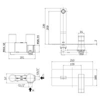 Товар: Смеситель для раковины Paffoni Level Хром арт-LES105CR - фото 2 Смеситель для раковины Paffoni Level Хром арт-LES105CR — фото 2, Смесители для раковины