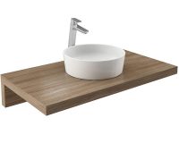 Раковина-чаша Ravak Moon 1 40 XJN01300000 Белая — фото 7, Раковины накладные