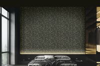 Обои Emiliana Parati Materica 2 73122 Винил на флизелине (1,06*10,05) Черный/Золото, Штукатурка — фото 3, Обои для стен