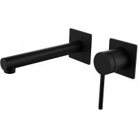 Смеситель для раковины Abber Emotion AF8812B Черный матовый — фото 1, Смесители для раковины