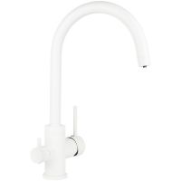 Смеситель для кухни Kaiser Merkur 26744-4 Белый матовый — фото 2, Смесители