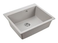 Кухонная мойка Paulmark Kante 60 PM106052-GR Серая — фото 2, Кухонные мойки