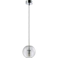 Подвесной светильник Crystal Lux Beleza SP1 B Chrome Прозрачный Хром — фото 1, Подвесные светильники