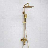 Душевая система WasserKRAFT A155.198.201.BG Золото матовое — фото 9, Душевое оборудование. Душевая программа