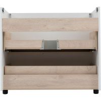 Тумба под раковину Aquanet Ирис new 90 336309 Белый глянец — фото 10, Мебель для ванной