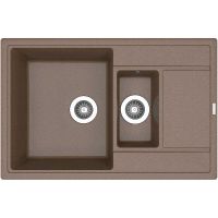 Кухонная мойка Florentina Липси-780К 20.250.D0780.303 Мокко — фото 1, Кухонные мойки