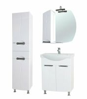 Шкаф пенал Bellezza Глория 40 L 4629505712018 Белый — фото 3, Пеналы для ванной комнаты