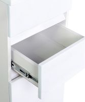 Тумба с раковиной Orange Sistema 100 L ST-40TUW+RAL Белая глянцевая — фото 9, Тумбы с раковиной