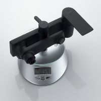 Душевая система Splenka S05.24.06 Черная матовая — фото 10, Душевые стойки