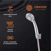 Смеситель для ванны Orange Lotos Хром арт-M32-100cr — фото 3, Смеситель для ванны