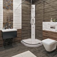 Керамическая плитка Керамин Миф 7 белый настенная 20х50 см — фото 6, Керамическая плитка