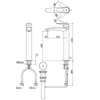 Товар: Смеситель для раковины Toto GM TLG09305R Хром - фото 2 Смеситель для раковины Toto GM TLG09305R Хром — фото 2, Смесители для раковины