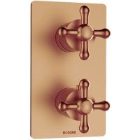 Смеситель для душа Bossini Liberty Z00068.022 с термостатом Античная бронза — фото 1, Смеситель для душа