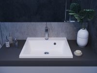 Раковина Paola Roma 50 Белая глянцевая — фото 7, Раковины