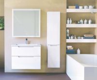 Товар: Зеркало Jorno Slide 80 Sli.02.77/W с подсветкой с сенсорным выключателем и часами - фото 2 Зеркало Jorno Slide 80 Sli.02.77/W с подсветкой с сенсорным выключателем и часами — фото 2, Зеркала в ванную комнату