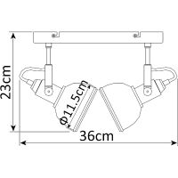 Товар: Настенный светильник Artelamp Martin A5213AP-2BR Коричневый - фото 4 Настенный светильник Artelamp Martin A5213AP-2BR Коричневый — фото 4, Светильники
