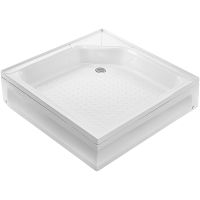 Акриловый поддон для душа Wemor 70х70 S 10000006091 Белый — фото 1, Душевые поддоны